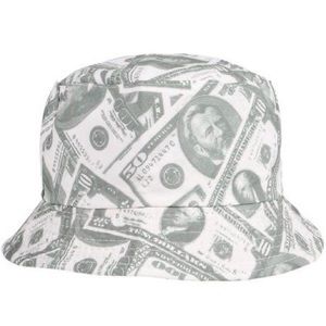 Leather Bucket Style Hat